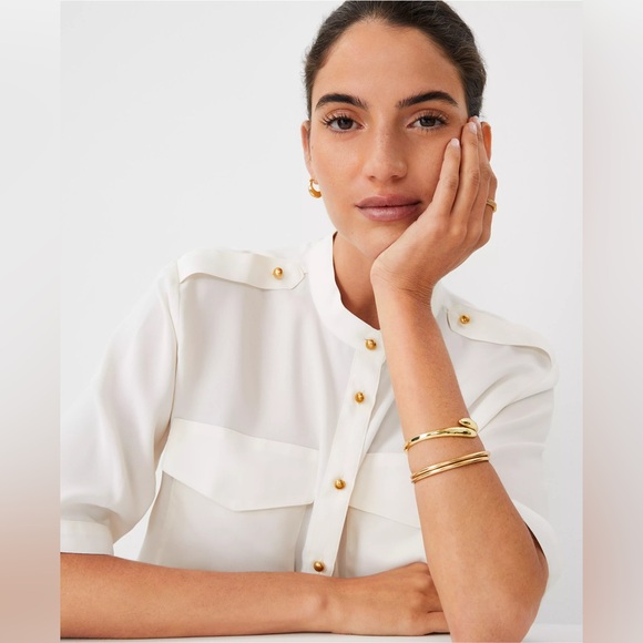 NWT Ann Taylor Utility Pocket Shirt - Picture 1 of 5